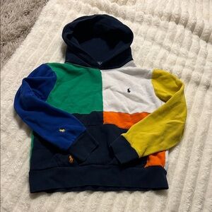Polo Ralph Lauren Big Boys color-blocked fleece hoodie